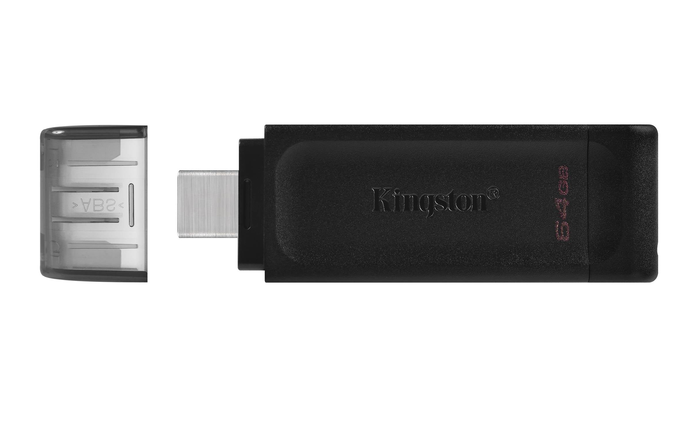 Pen Drive Kingston DataTraveler 70 64GB USB 3.2 Gen1 Preta