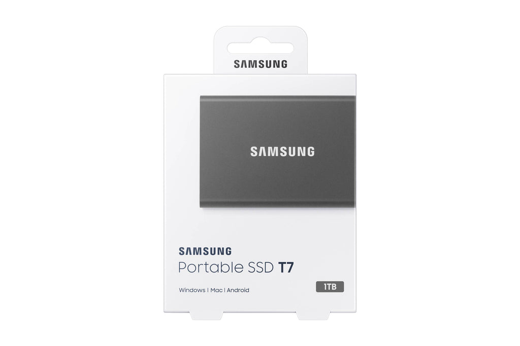 SSD Externo Samsung Portable T7 1TB USB 3.2 Gen2 Preto