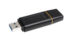 Pen Drive Kingston DataTraveler Exodia 128GB USB 3.2 Preta