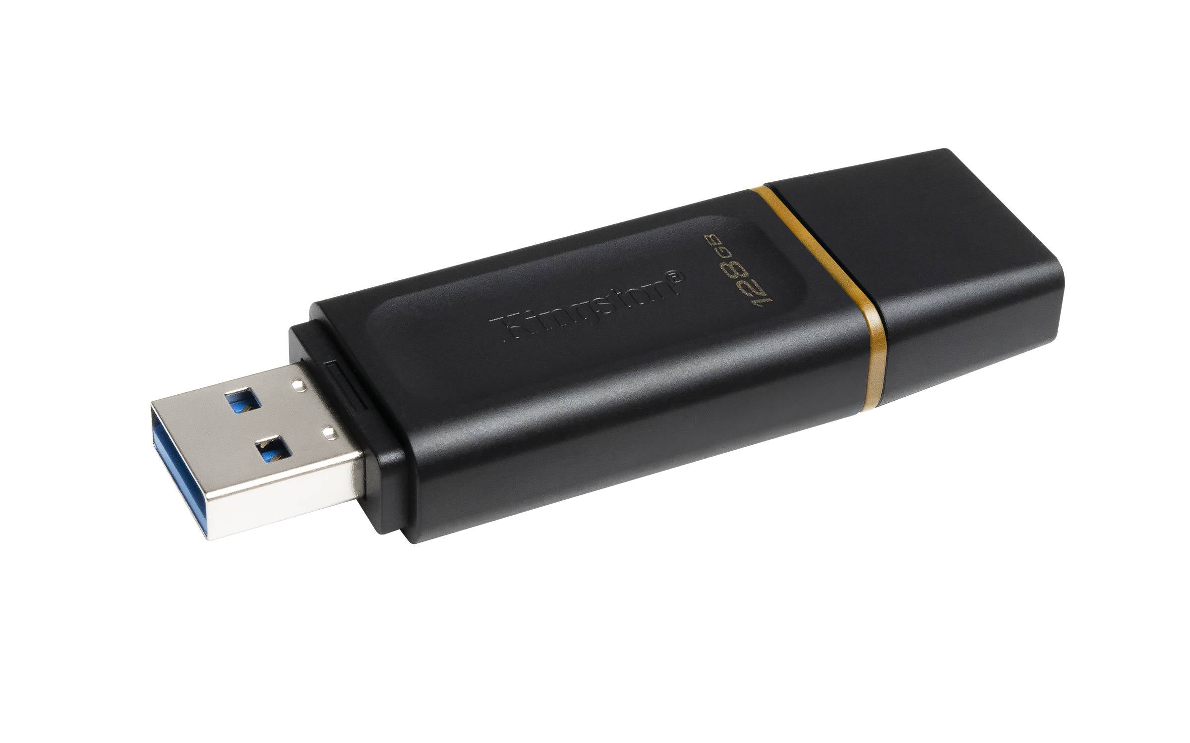 Pen Drive Kingston DataTraveler Exodia 128GB USB 3.2 Preta