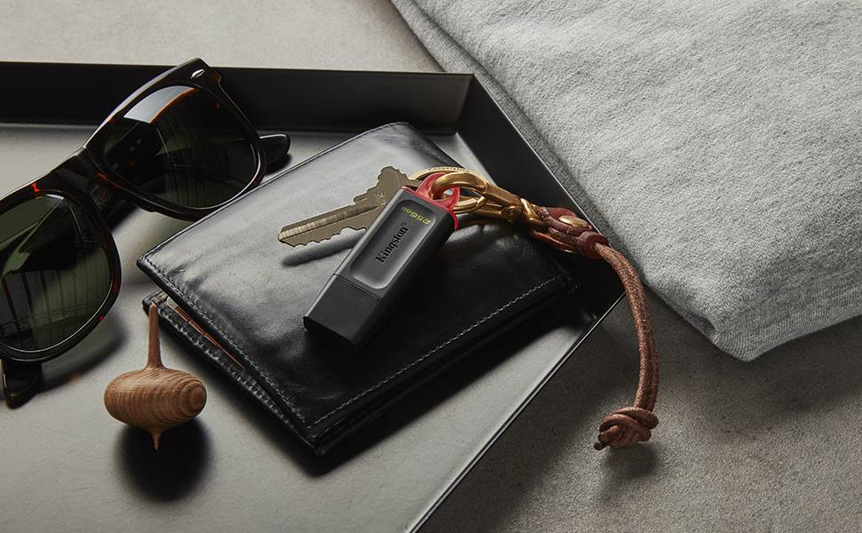 Pen Drive Kingston DataTraveler Exodia 256GB USB 3.2 Preta