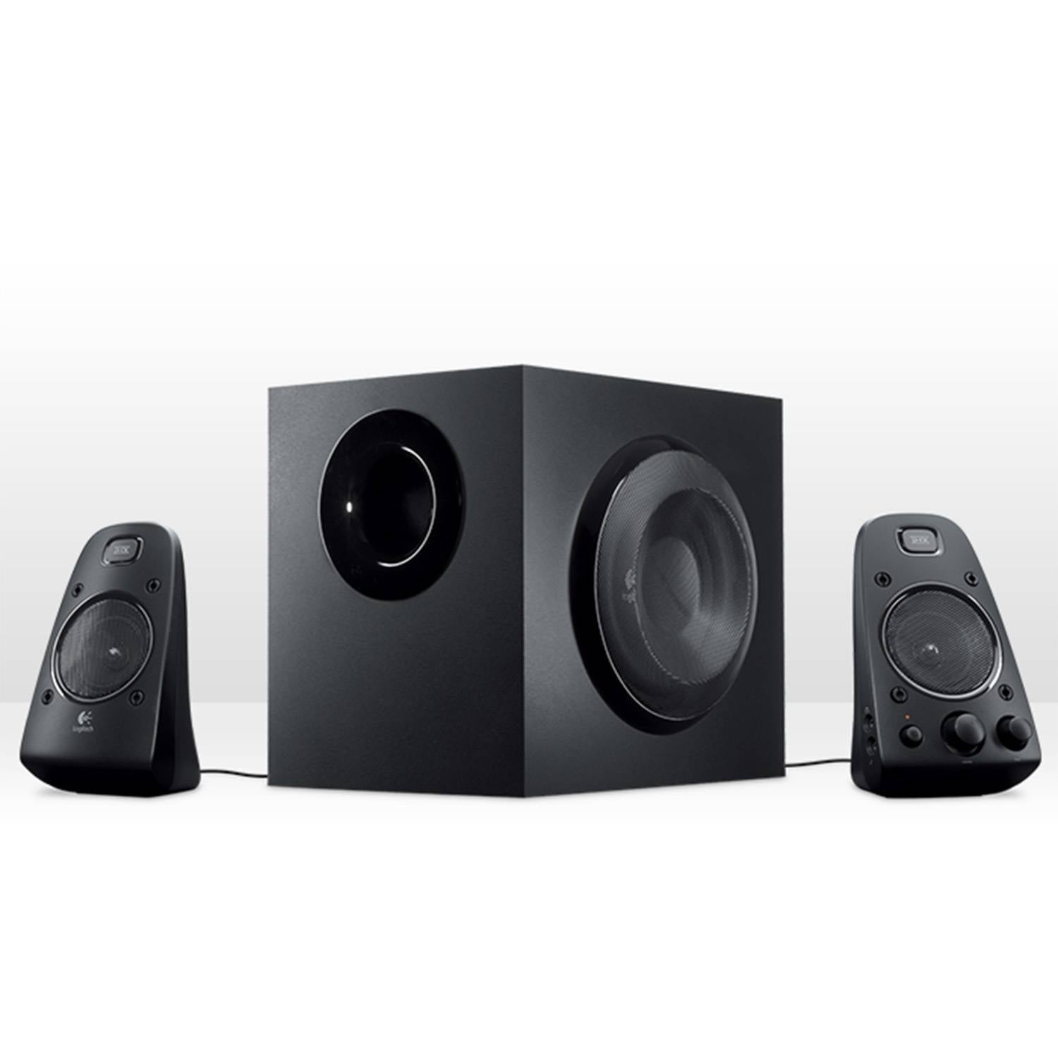 Colunas Logitech Z623 THX Sound 2.1 400W Peak / 200W RMS Pretas
