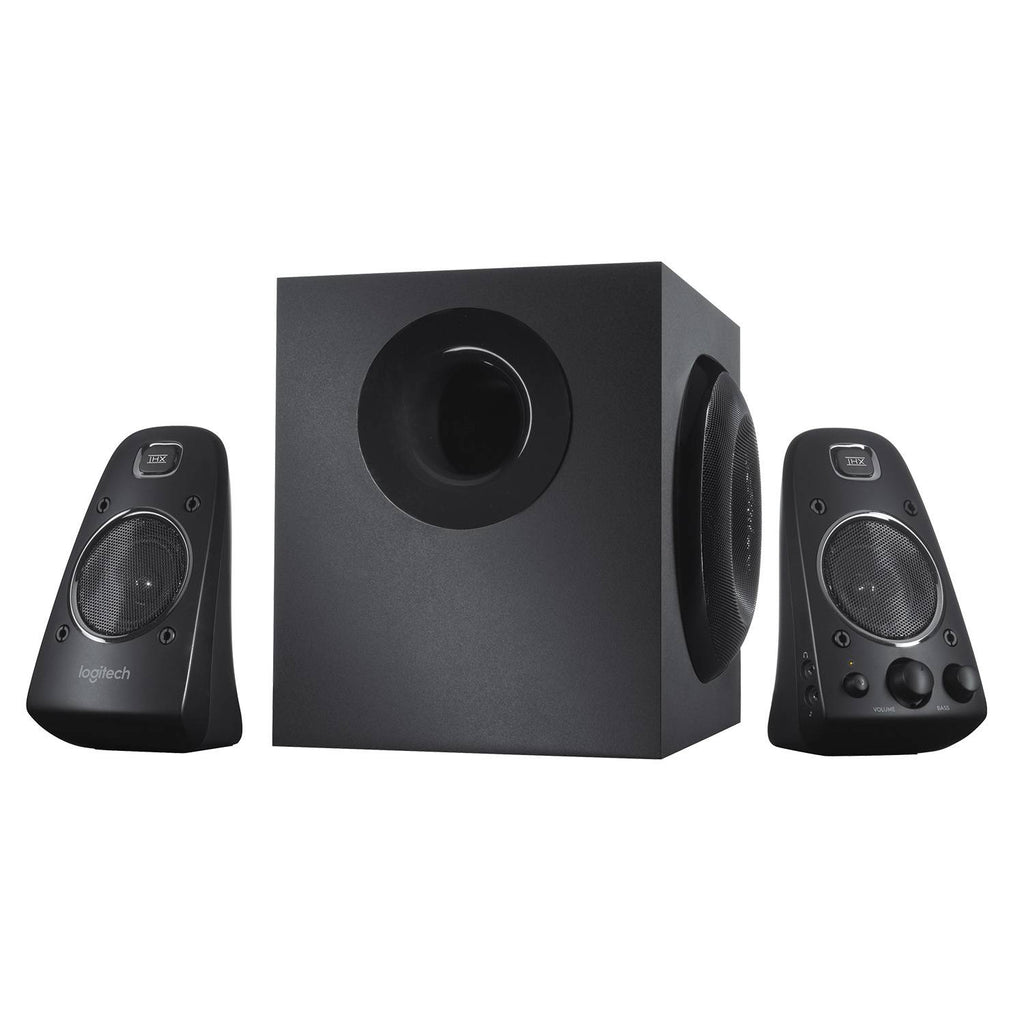 Colunas Logitech Z623 THX Sound 2.1 400W Peak / 200W RMS Pretas