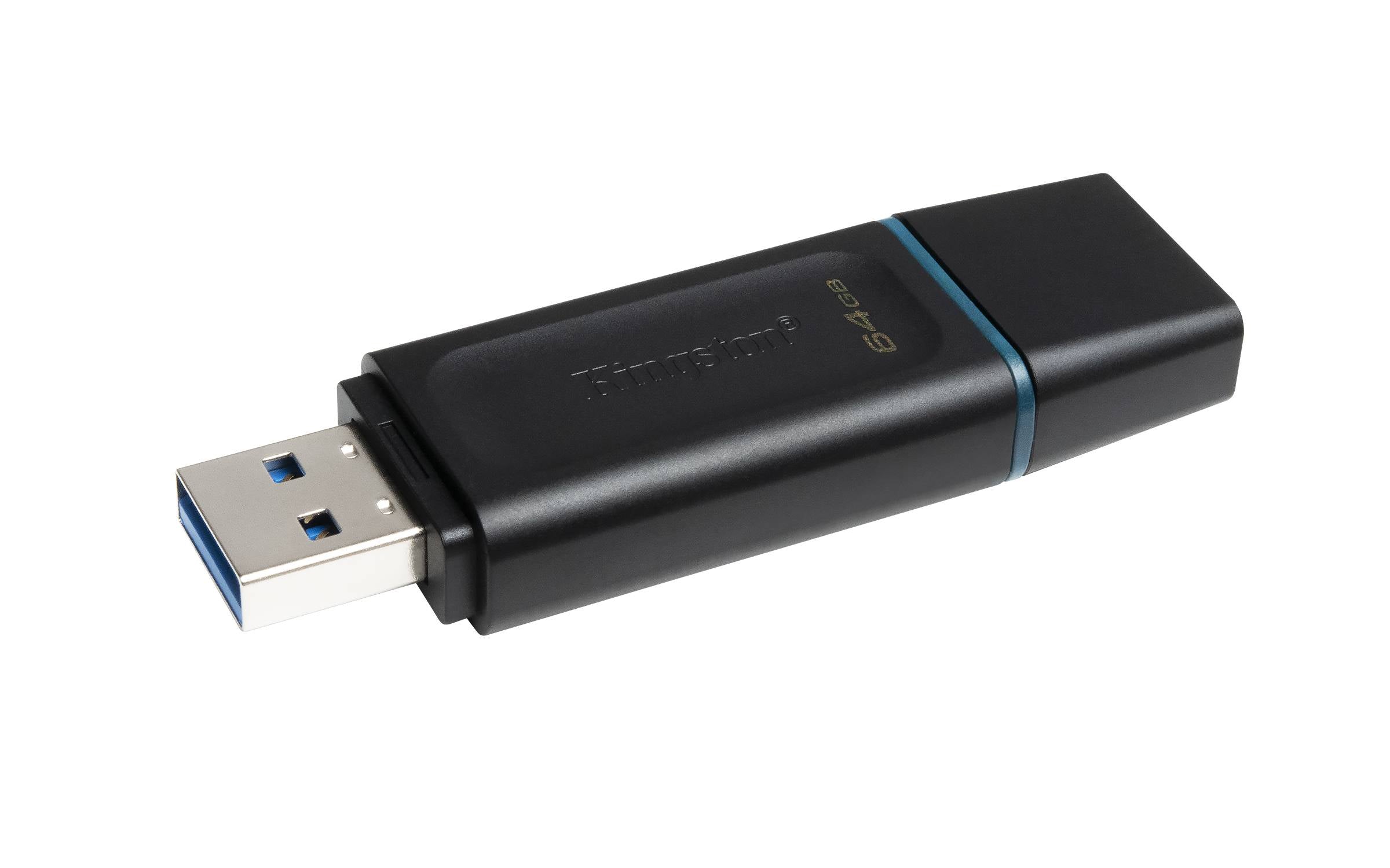 Pen Drive Kingston DataTraveler Exodia 64GB USB 3.2 Preta