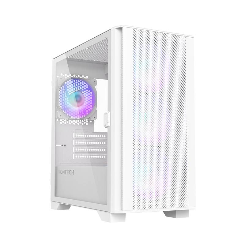 Caixa Micro-ATX Montech AIR 100 ARGB Vidro Temperado Branca