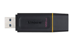 Pen Drive Kingston DataTraveler Exodia 128GB USB 3.2 Preta
