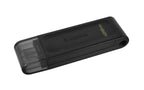Pen Drive Kingston DataTraveler 70 128GB USB 3.2 Gen1 Preta