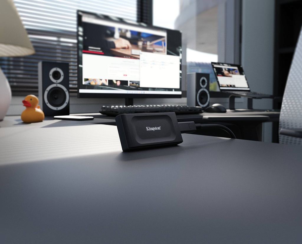 SSD Externo Kingston XS1000 1TB USB 3.2 Gen2 Preto