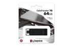 Pen Drive Kingston DataTraveler 70 64GB USB 3.2 Gen1 Preta