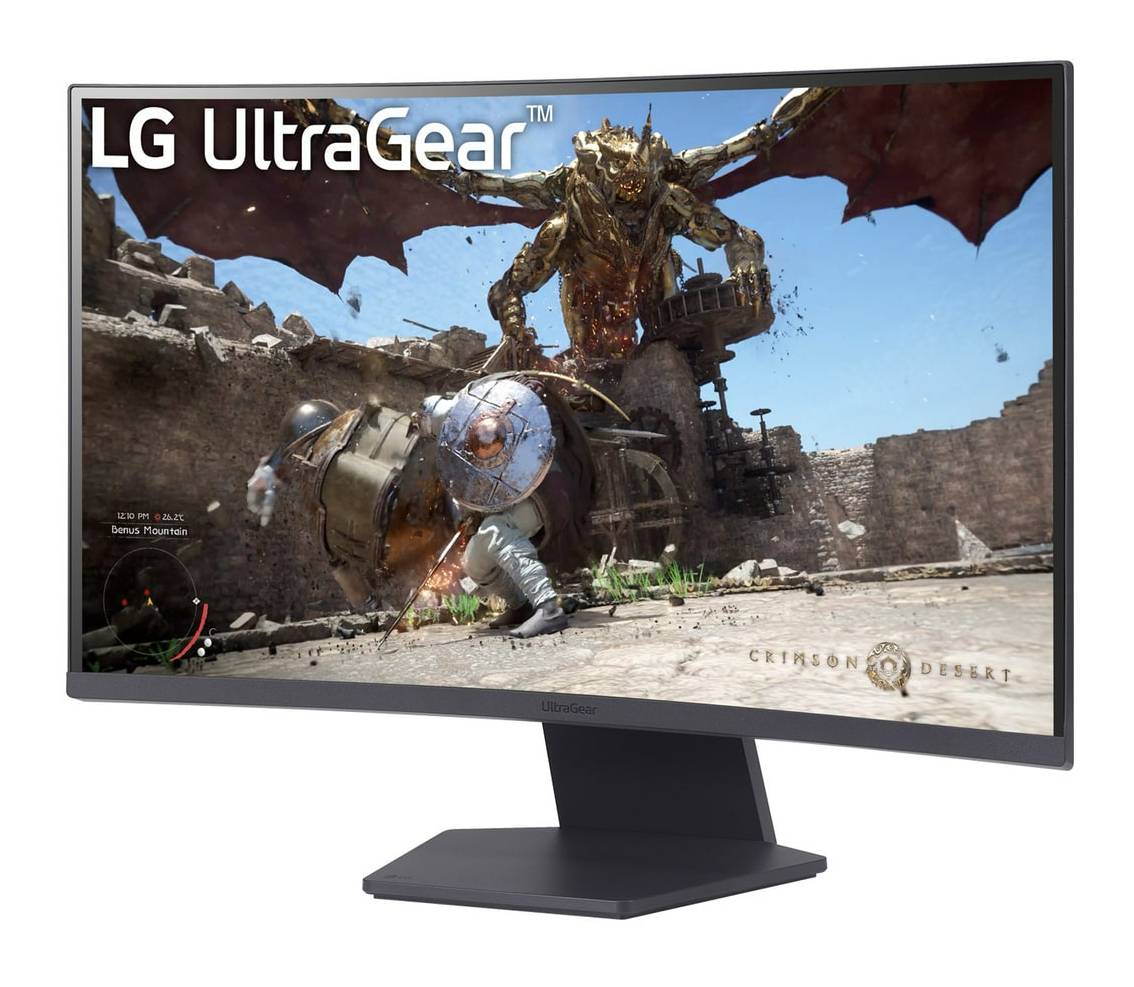 Monitor Curvo LG 27Gs60Qc-B 27 Ips Fhd 180Hz Preto