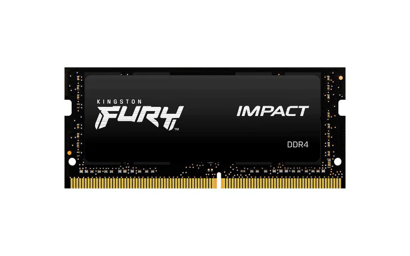 Memória RAM SO-DIMM Kingston Impact 8GB (1x8GB) DDR4-3200MHz (Intel XMP) CL20 (20-22-22) 1.20V Preta