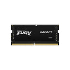 Memória RAM SO-DIMM Kingston Fury Impact 16GB (1x16GB) DDR5-4800MHz (Intel XMP) CL38 (38-38-38) 1.1V 1Rx8 Preta