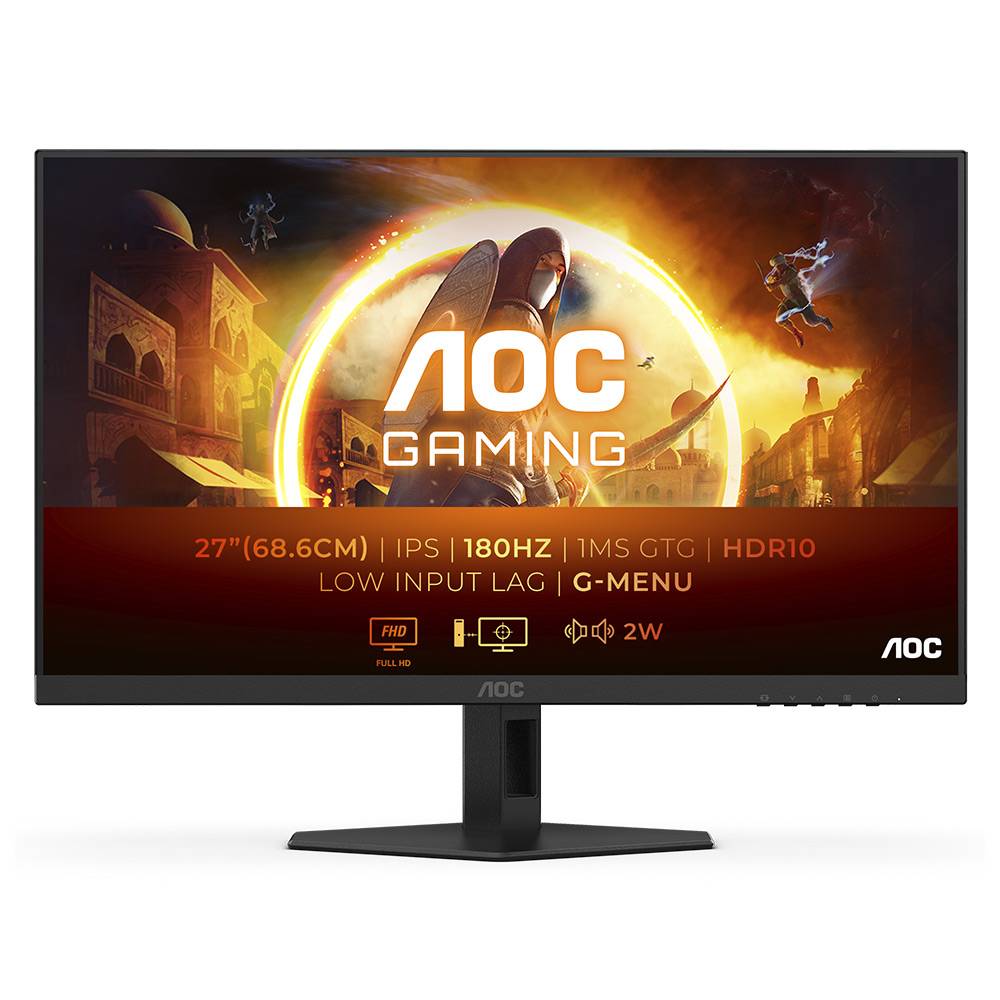 Monitor AOC 27G4XE G4 Gaming IPS W-LED 27" FHD 16:9 180Hz VESA Adaptive Sync / G-SYNC Compatible