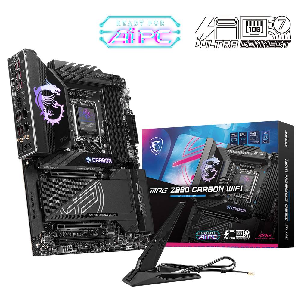 Motherboard ATX MSI MPG Z890 Carbon WiFi Skt1851