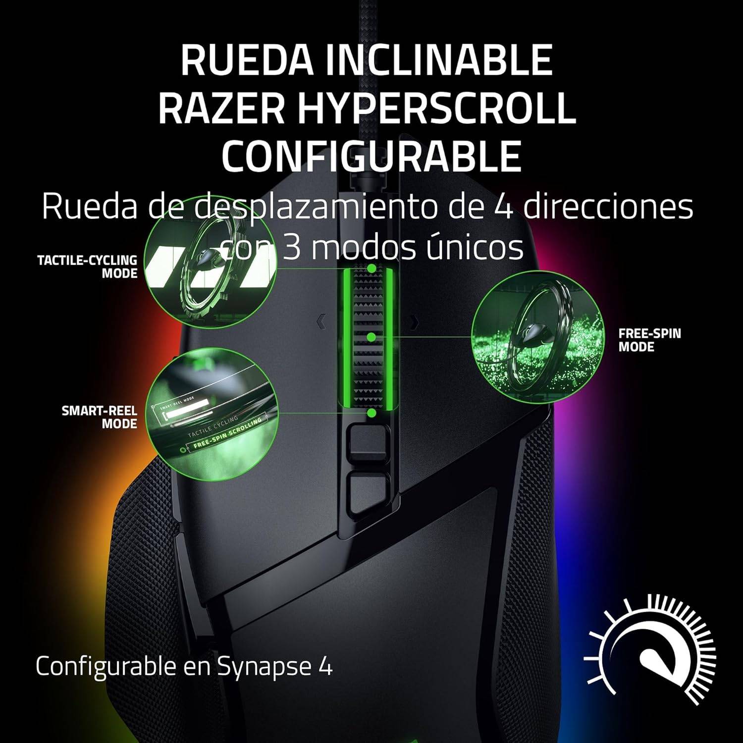 Rato Óptico Razer Basilisk V3 35K RGB 35000DPI Preto