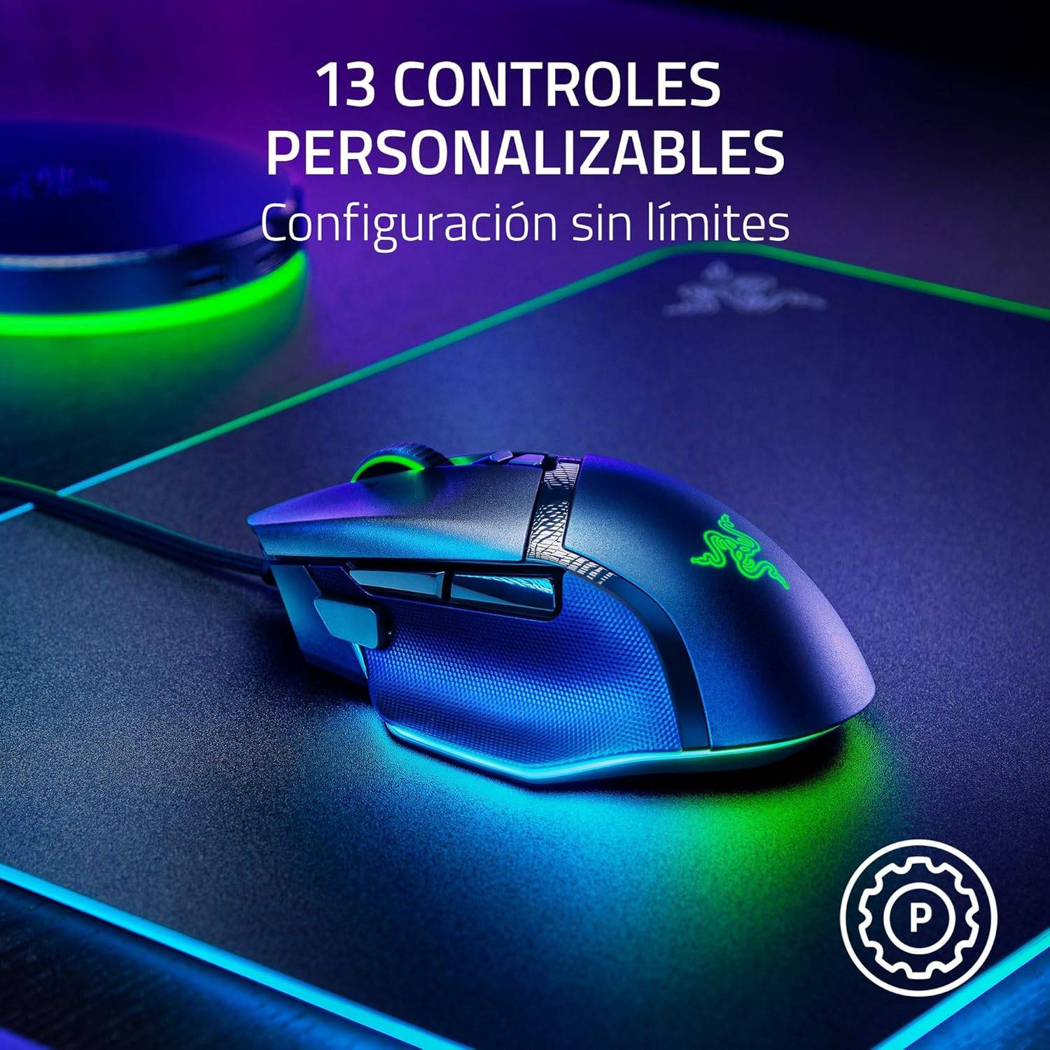 Rato Óptico Razer Basilisk V3 35K RGB 35000DPI Preto