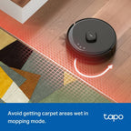 Aspirador Robô TP-Link Tapo RV30 Max Plus 5300Pa Preto + Doca Auto-Esvaziamento
