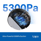Aspirador Robô TP-Link Tapo RV30 Max 5300Pa Preto