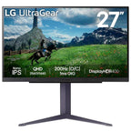 Monitor Gaming LG UltraGear 27GS85Q-B (27" - Quad HD - NANO IPS - 200 Hz - 1 ms - NVIDIA G-SYNC)