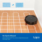 Aspirador Robô TP-Link Tapo RV20 Max 5300Pa 2600mAh Preto