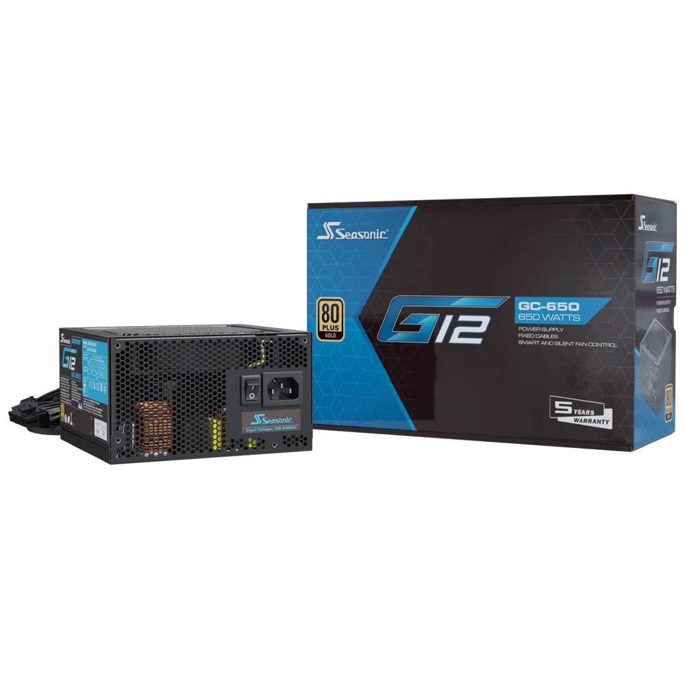 Fonte de Alimentação ATX Seasonic G12 GC-650W 80 Plus Gold