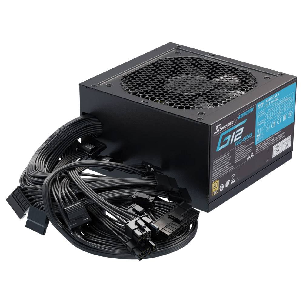 Fonte de Alimentação ATX Seasonic G12 GC-650W 80 Plus Gold