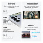 Smartphone Samsung Galaxy S25 Ultra 6.9" 12GB/1TB Dual SIM Cinzento Titânio