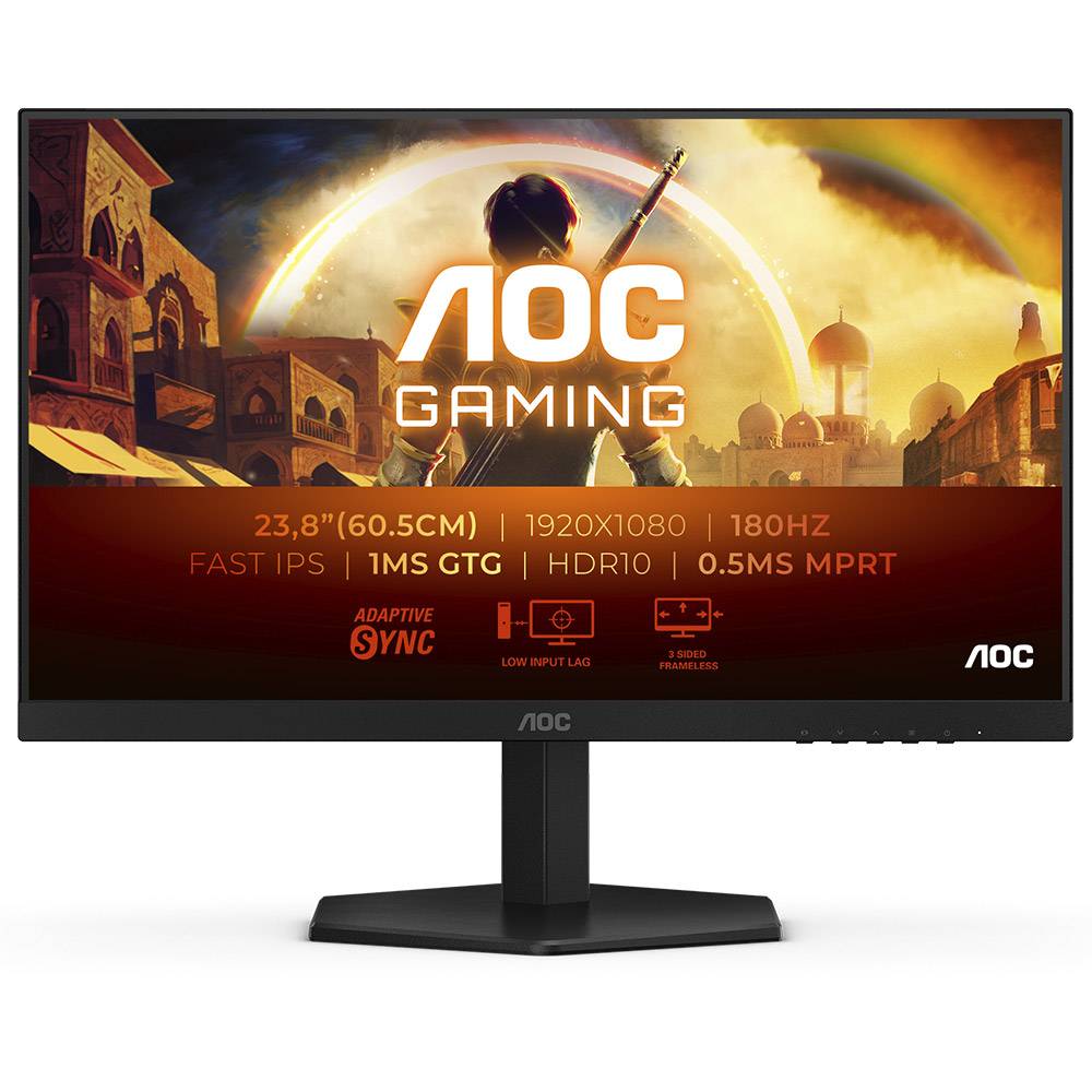Monitor AOC 25G42E (24.5" - Full HD - Fast IPS - 0.5 ms - 180 Hz - HDMI DP)