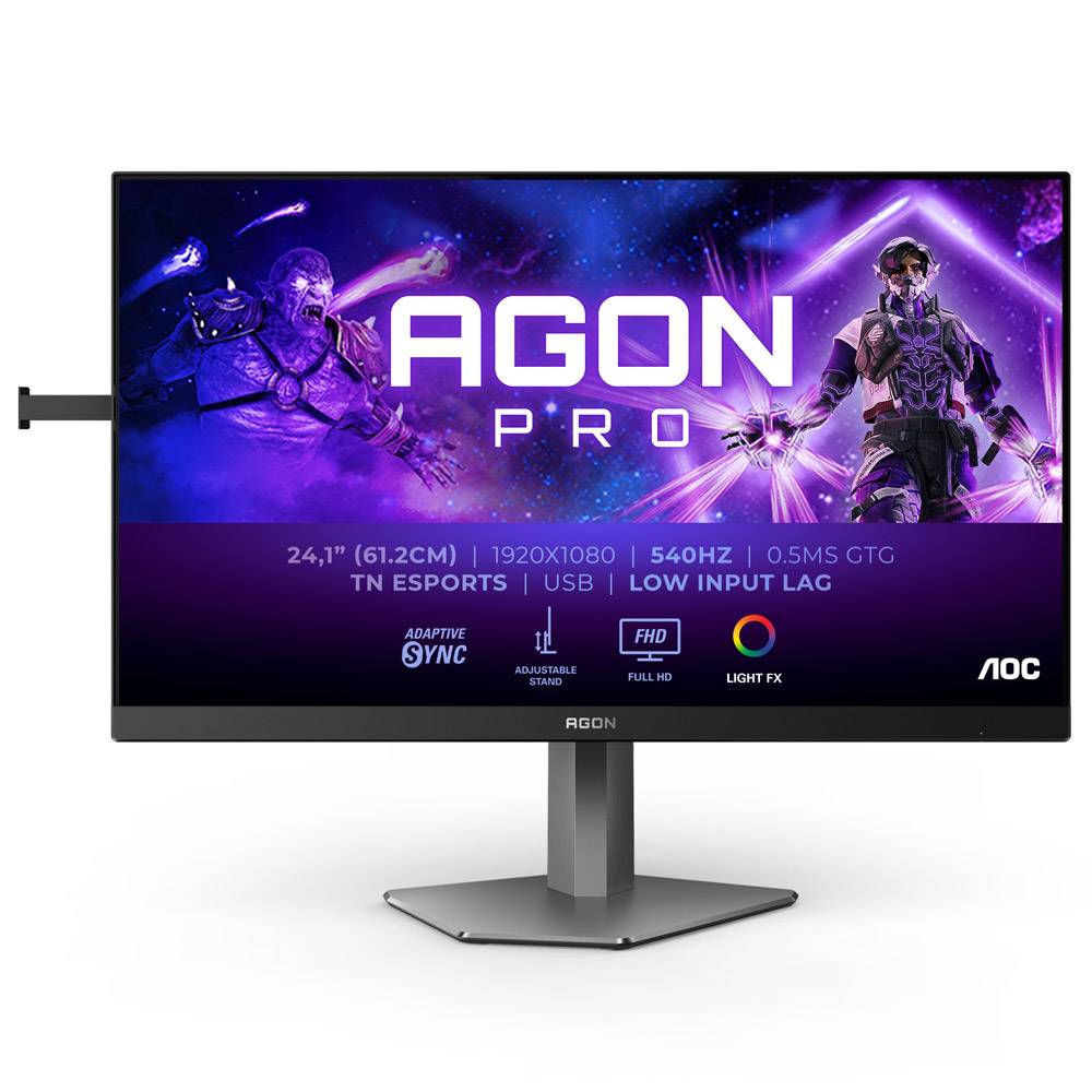 Monitor AOC Agon Pro AG246FK TN W-LED 24.1" FHD 16:9 540Hz VESA Adaptive Sync / G-Sync Compatible | FreeSync Premium