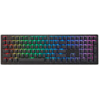 Teclado Mecânico Ducky Zero 6108 100% Classic Black RGB Wireless MX2A-Silver (PT)