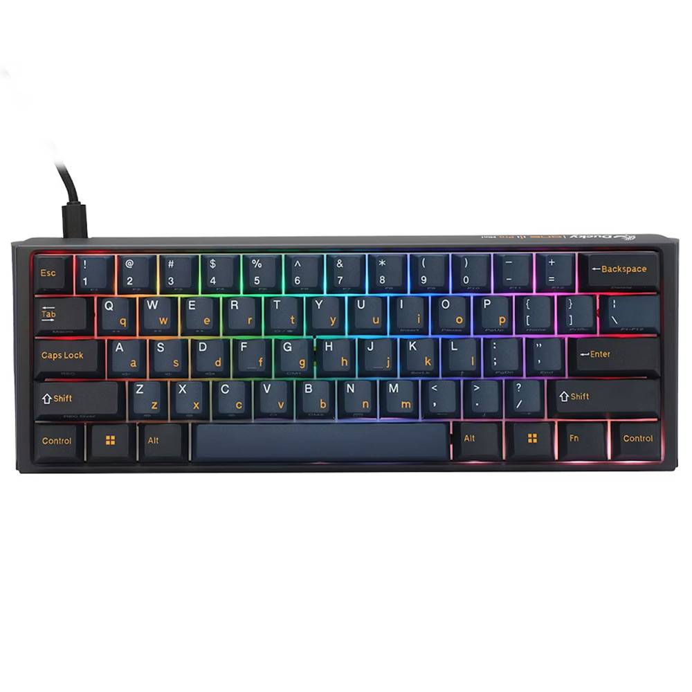 Teclado Mecânico Ducky ONE 3 Pro Nazca Line 60% RGB 8K Polling Rate MX2A-Blue (PT)