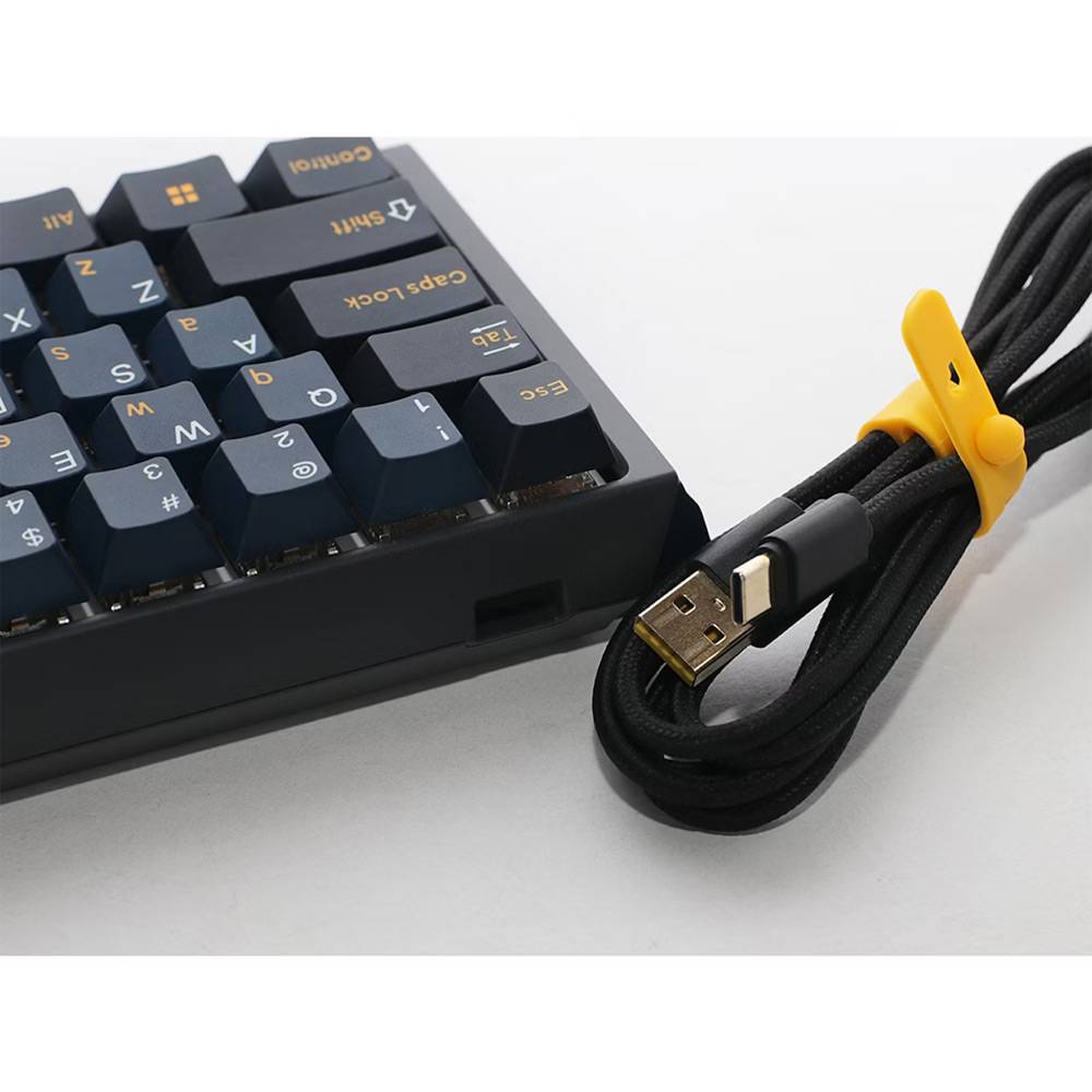 Teclado Mecânico Ducky ONE 3 Pro Nazca Line 60% RGB 8K Polling Rate MX2A-Blue (PT)