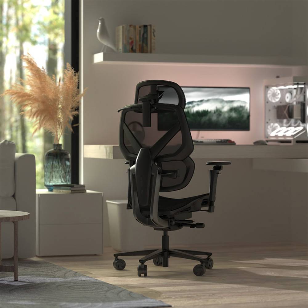 Cadeira de Escritório Ergonómica ThunderX3 Flex Pro Mesh Preta