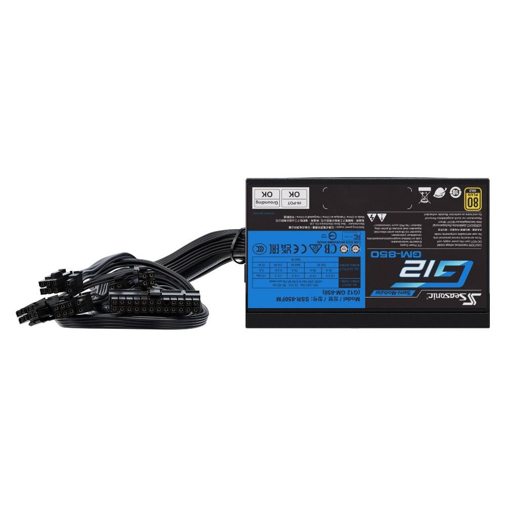 Fonte de Alimentação ATX Seasonic G12 GM-850 80 Plus Gold