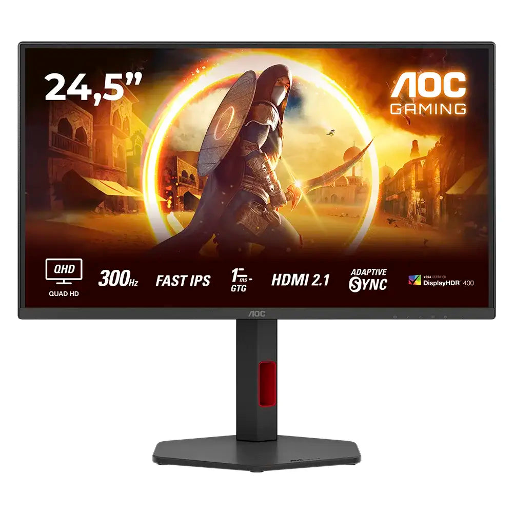 Monitor AOC Q25G4SR IPS W-LED 24.5" QHD 16:9 300Hz VESA Adaptive Sync