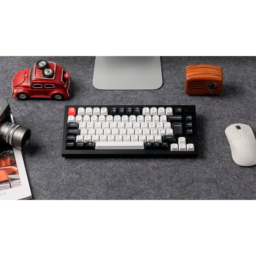 Teclado Mecânico Keychron Q1 HE 75% Wireless PT Gateron Magnetic Switch Nebula Linear