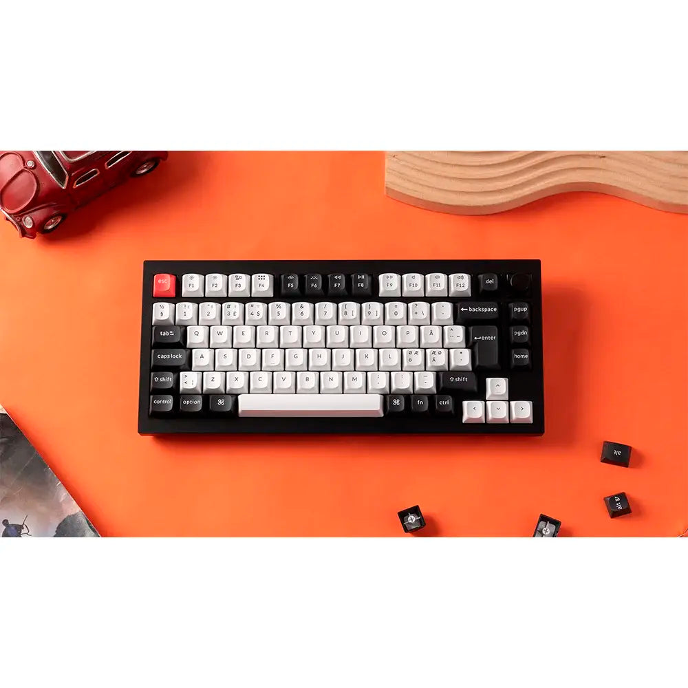 Teclado Mecânico Keychron Q1 HE 75% Wireless PT Gateron Magnetic Switch Nebula Linear