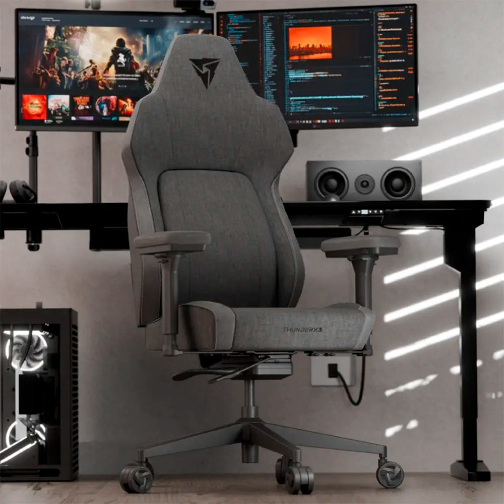 Cadeira Gaming ThunderX3 Core Smart, Apoio lombar 180 graus - Loft Dark Grey
