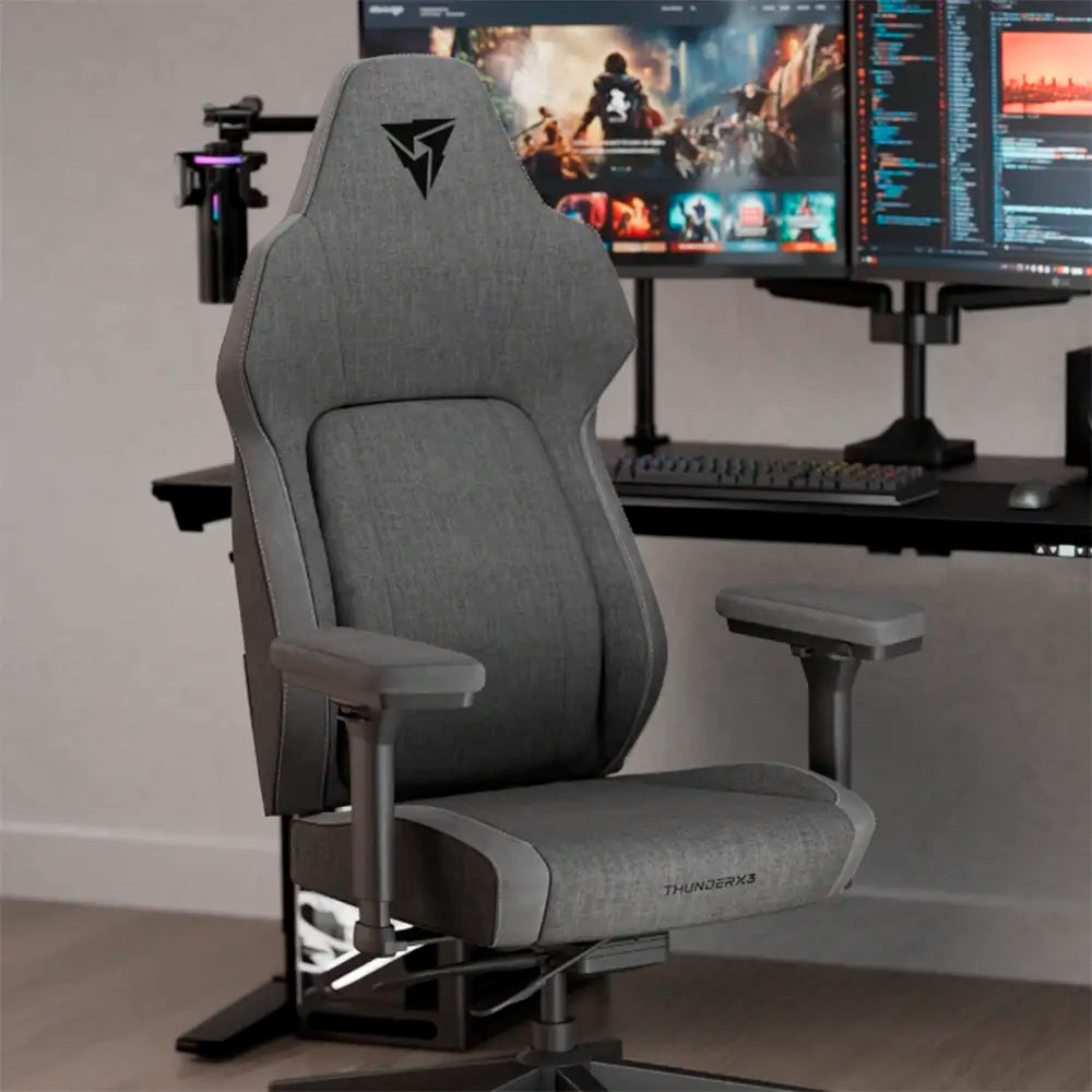 Cadeira Gaming ThunderX3 Core Smart, Apoio lombar 180 graus - Loft Dark Grey