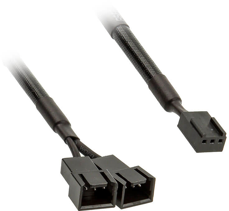 Cabo Phanteks em Y de 3-Pin para Ventoinhas