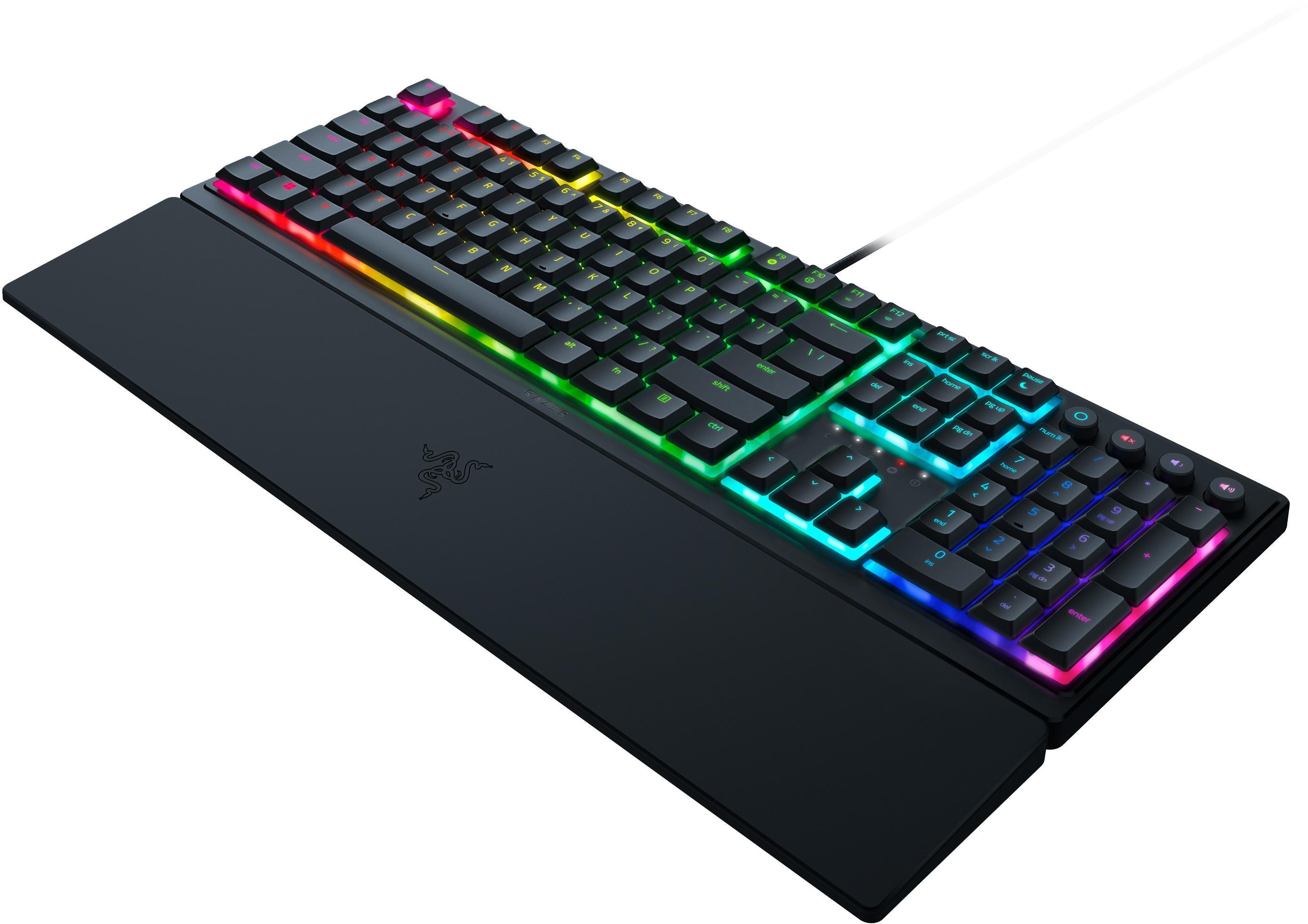 Teclado Mecânico Híbrido Razer Ornata V3 RGB PT Preto
