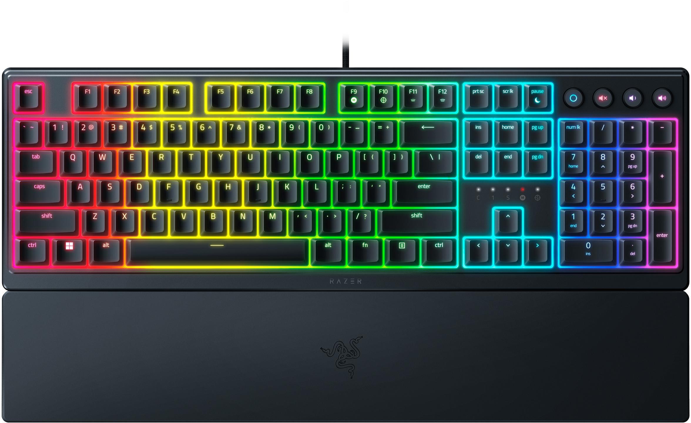 Teclado Mecânico Híbrido Razer Ornata V3 RGB PT Preto