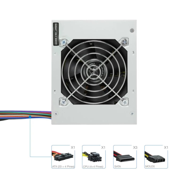 Fonte de Alimentação Tooq EP-II SFX TQEP-500S-SFX 500W