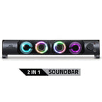 Colunas ADVANCE SOUNDPHONIC 2.0 RGB 6W RMS PC