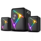 Colunas ADVANCE SOUNDPHONIC 11W RMS 2.1 RGB SPEAKER SET