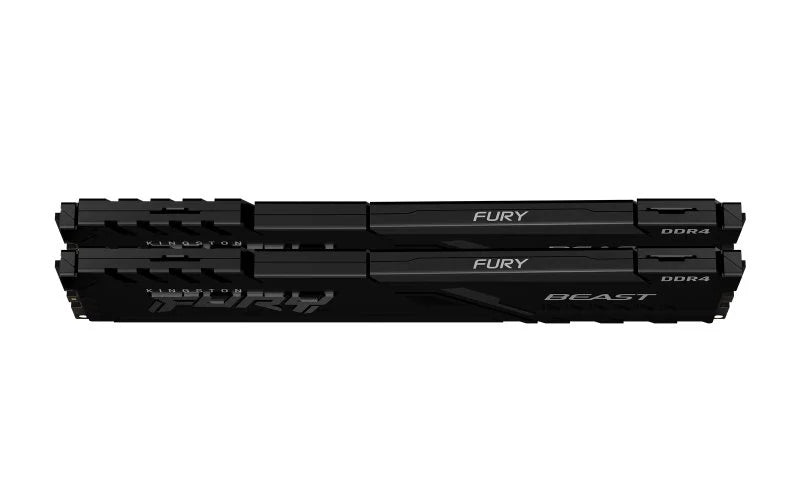 Memória RAM DIMM Kingston Fury Beast 16GB (2x8GB) DDR4-3200MHz (Intel XMP) CL16 (16-18-18) 1.35V Preta