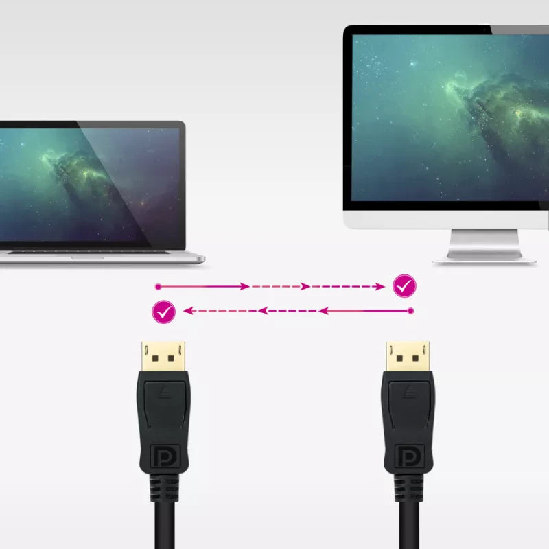 Cabo DisplayPort 1.4 Nanocable DP M/M 3 M