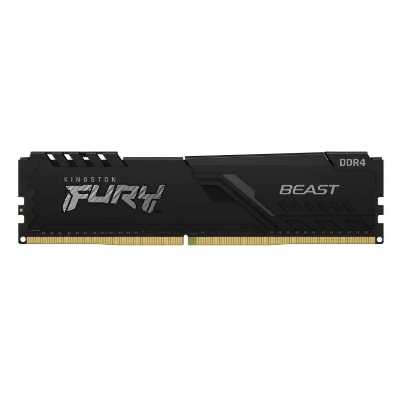 Memória RAM DIMM Kingston Fury Beast 16GB (2x8GB) DDR4-3200MHz (Intel XMP) CL16 (16-18-18) 1.35V Preta