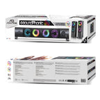 Colunas ADVANCE SOUNDPHONIC 2.0 RGB 6W RMS PC