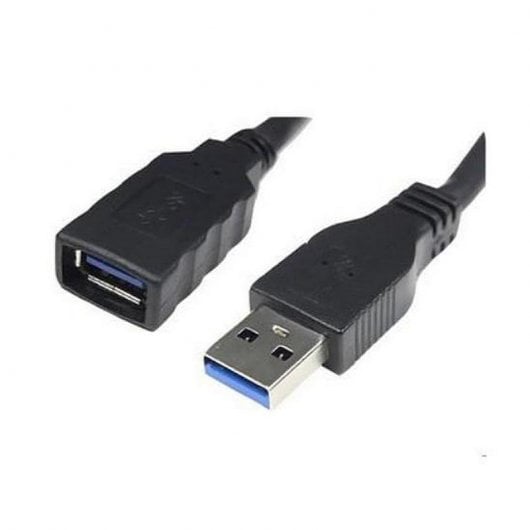 Cabo USB 3.0 Nanocable USB-A M/F 1 M Preto
